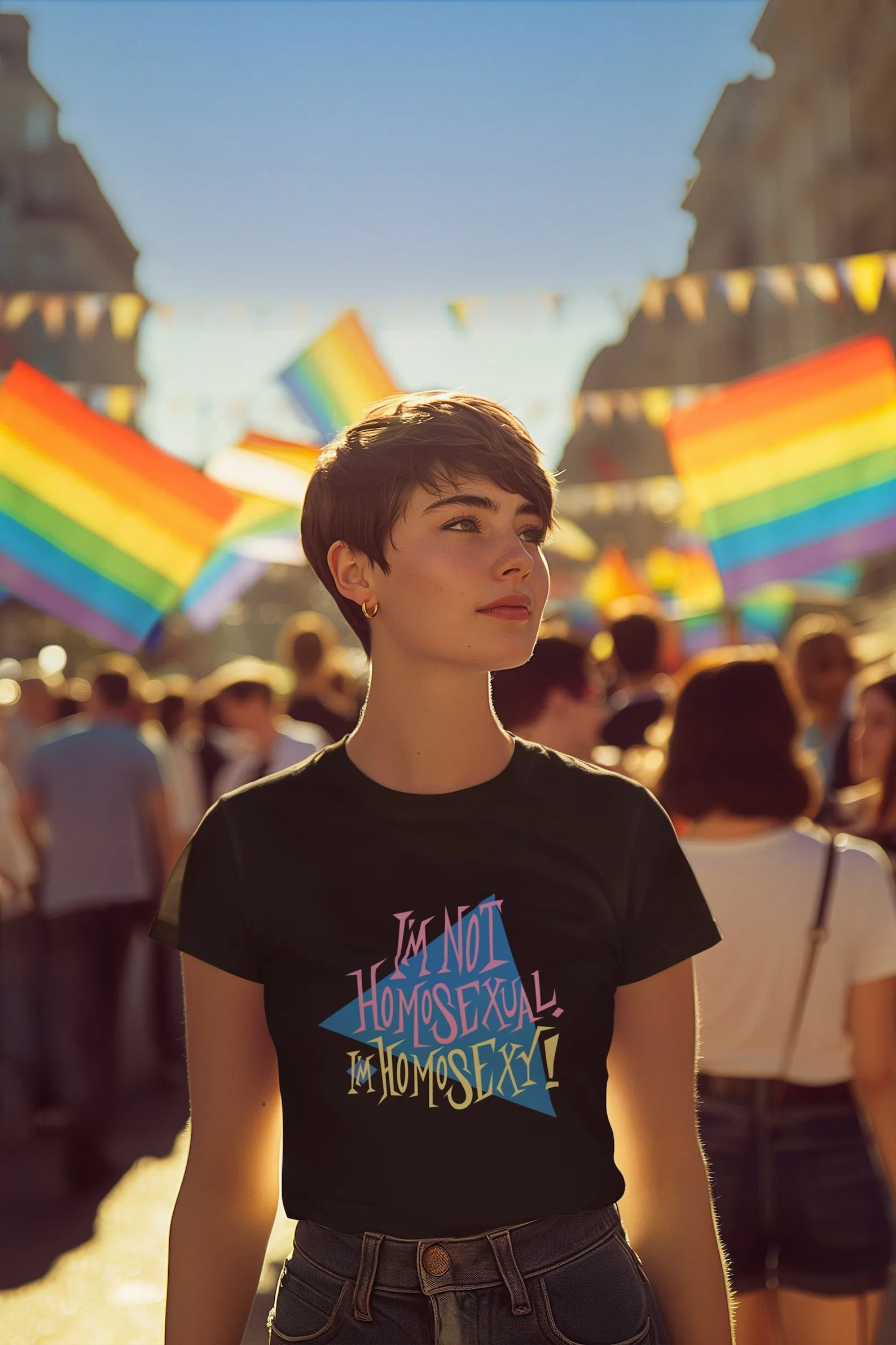 I’m Not Homosexual, I’m Homosexy! T-Shirt - Imagen 6